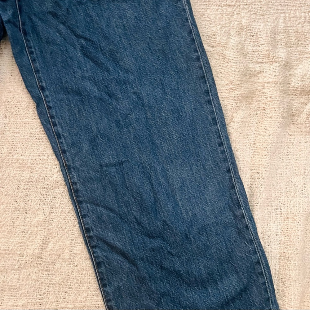Madewell The Harlow Baggy Straight Wide-Leg Jean in Fairson Wash - Picture 4 of 6